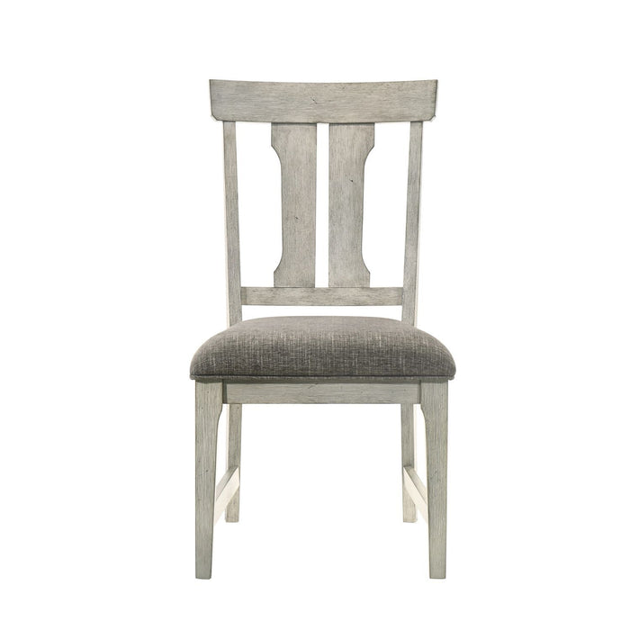 Hallendale - Splat Back Side Chair - Gravel Wash – Side Chairs by Liberty Furniture at Furniture Wholesale Plus , Nashville furniture store
