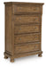 Feddinger - Five Drawer Chest - Medium Brown – Accent Chests by Signature Design by Ashley® at Furniture Wholesale Plus , Nashville furniture store