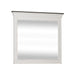 Allyson Park - Crown Mirror - Wirebrushed White / Charcoal – Mirrors by Liberty Furniture at Furniture Wholesale Plus , Nashville furniture store
