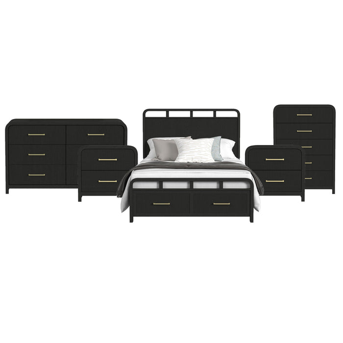 Ridgemont - Storage Bedroom Set – 3 Piece Bedroom Sets by Elements International at Furniture Wholesale Plus , Nashville furniture store