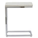 Echo - Marble Top Chairside Table - White – Chair Side Tables by Steve Silver Furniture at Furniture Wholesale Plus , Nashville furniture store