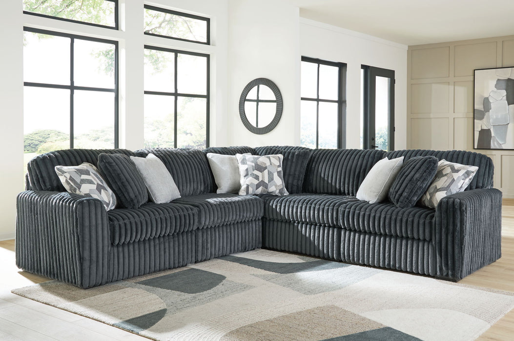 Midnight-Madness - Sectional – Stationary Sectionals by Signature Design by Ashley® at Furniture Wholesale Plus , Nashville furniture store
