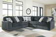 Midnight-Madness - Sectional – Stationary Sectionals by Signature Design by Ashley® at Furniture Wholesale Plus , Nashville furniture store
