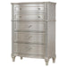 Evangeline - 6-Drawer Bedroom Chest - Silver Oak – Accent Chests by CoasterElevations at Furniture Wholesale Plus , Nashville furniture store