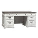 Allyson Park - Desk - Wirebrushed White / Charcoal – Writing Desks by Liberty Furniture at Furniture Wholesale Plus , Nashville furniture store