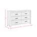 Ellen - Dresser - White – Dressers by Elements International at Furniture Wholesale Plus , Nashville furniture store