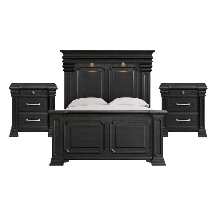 Kings Court - Bedroom Set – 3 Piece Bedroom Sets by Elements International at Furniture Wholesale Plus , Nashville furniture store