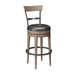 Benton - Swivel Bar Stool - Brown / Dark - Premium Bar Height (28"-30") from Emerald Home - Just $289! Shop now at Furniture Wholesale Plus  We are the best furniture store in Nashville, Hendersonville, Goodlettsville, Madison, Antioch, Mount Juliet, Lebanon, Gallatin, Springfield, Murfreesboro, Franklin, Brentwood