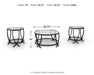Tarrin - Occasional Table Set (Set of 3) - Black – Table Sets by Signature Design by Ashley® at Furniture Wholesale Plus , Nashville furniture store