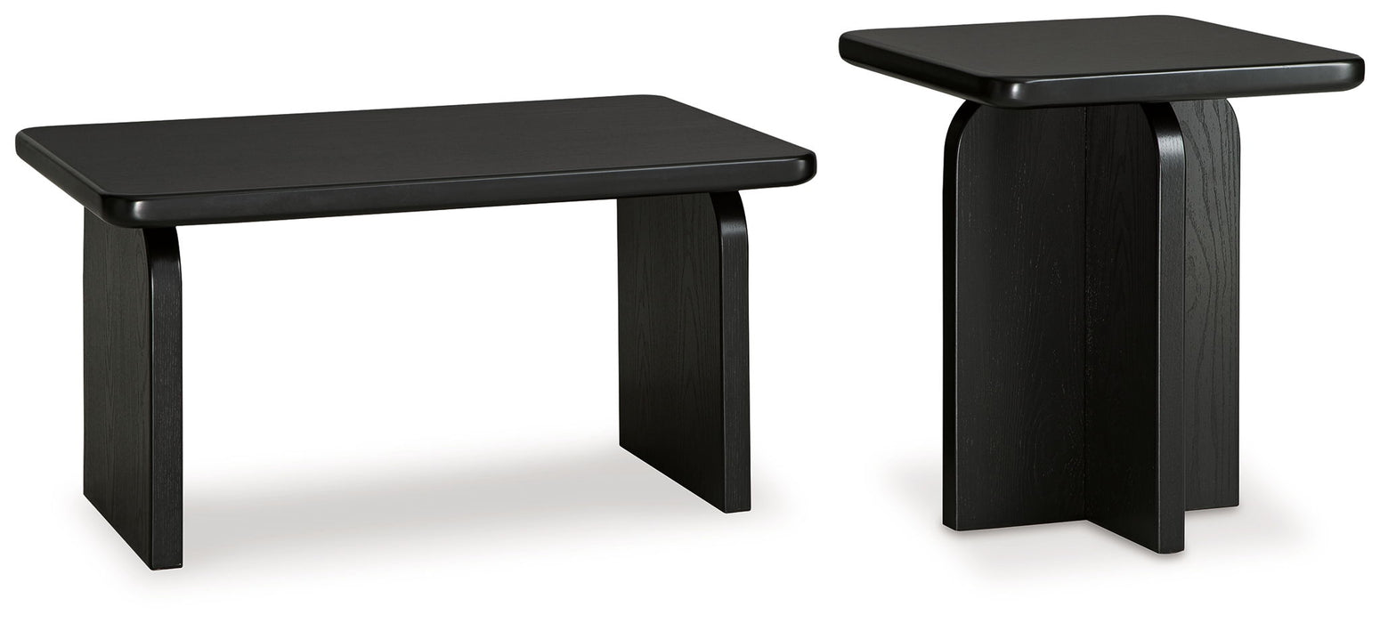 Mitchalli - Occasional Table Set (Set of 2) - Black – Table Sets by Signature Design by Ashley® at Furniture Wholesale Plus , Nashville furniture store