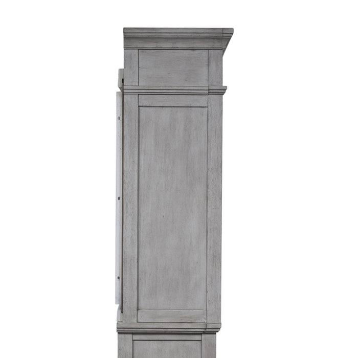 Heartland - Entertainment Hutch - Antique White / Tobacco Tops – Hutches by Liberty Furniture at Furniture Wholesale Plus , Nashville furniture store