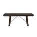 Jax - Dining Table - Dark Walnut – Dining Tables with Extensions by Elements International at Furniture Wholesale Plus , Nashville furniture store