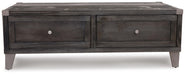 Todoe - Lift Top Cocktail Table - Dark Gray – Cocktail Tables by Signature Design by Ashley® at Furniture Wholesale Plus , Nashville furniture store