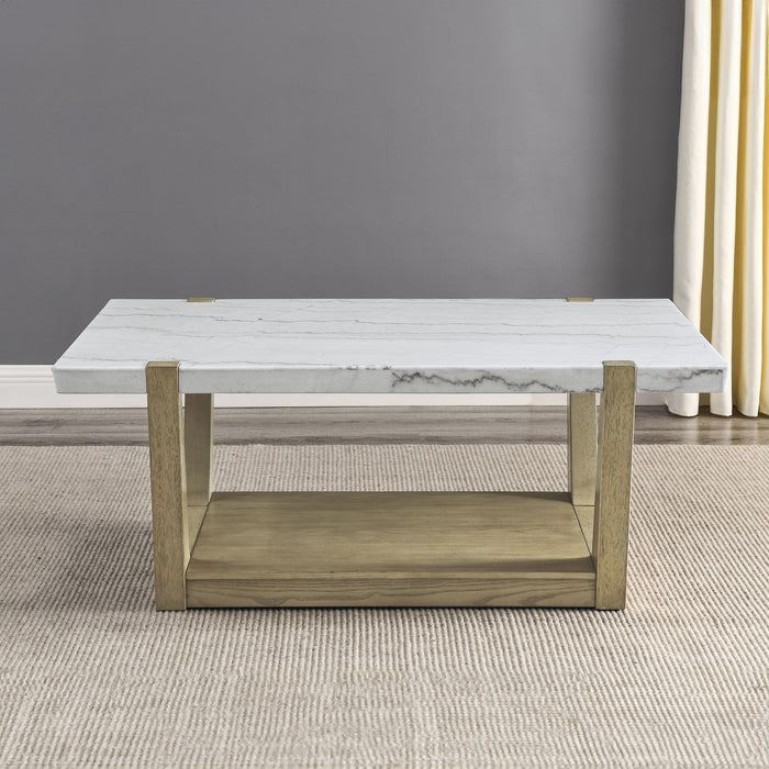 Perth - Marble Top Table – Cocktail Tables by Steve Silver Furniture at Furniture Wholesale Plus , Nashville furniture store