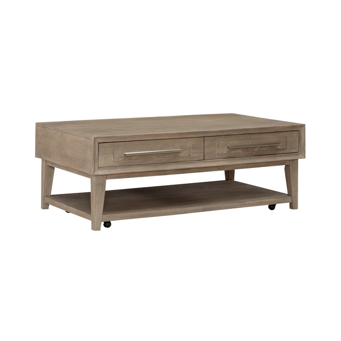 Brentwood - Cocktail Table - Sandstone – Cocktail Tables by Liberty Furniture at Furniture Wholesale Plus , Nashville furniture store