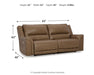 Trasimeno - 2 Seat Pwr Rec Sofa Adj Headrest - Caramel – Reclining Sofas by Signature Design by Ashley® at Furniture Wholesale Plus , Nashville furniture store