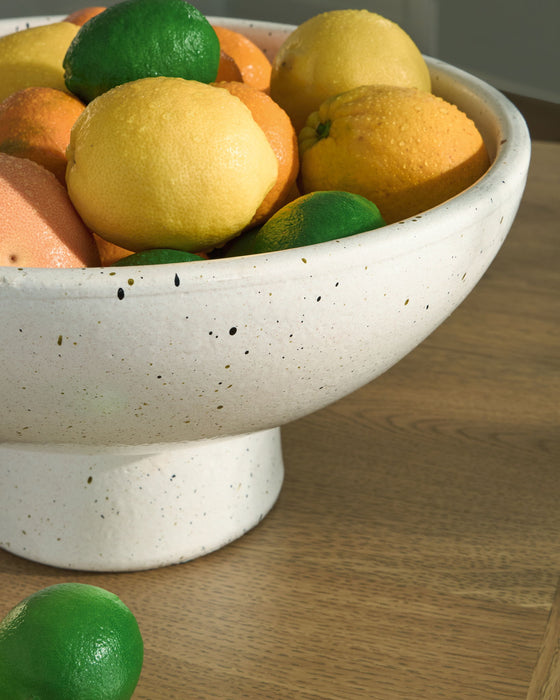 Dallinworth - Bowl - White / Black – Plates & Bowls by Signature Design by Ashley® at Furniture Wholesale Plus , Nashville furniture store