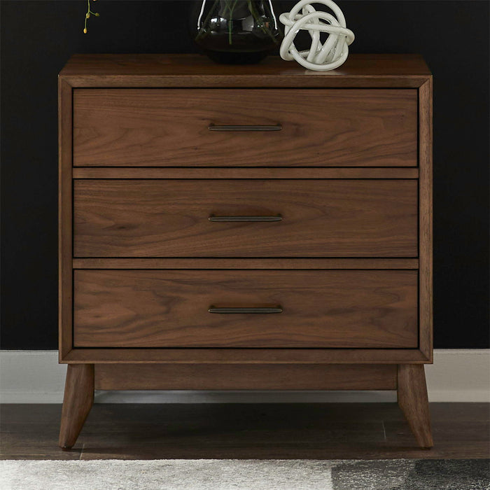 Century Modern - Nightstand With Charging Station - Walnut – Nightstands w/ Charging Stations by Liberty Furniture at Furniture Wholesale Plus , Nashville furniture store