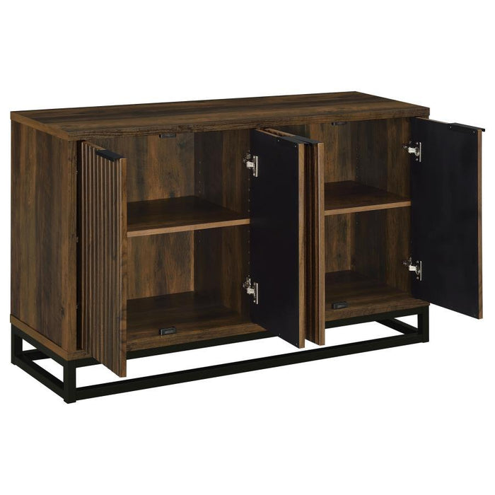 Ryatt - 4 Door Engineered Wood Accent Cabinet - Dark Pine – Accent Cabinets by Coaster Fine Furniture at Furniture Wholesale Plus , Nashville furniture store