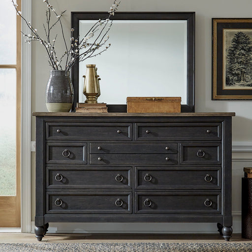 Americana Farmhouse - Dresser & Mirror – Dresser & Mirror by Liberty Furniture at Furniture Wholesale Plus , Nashville furniture store