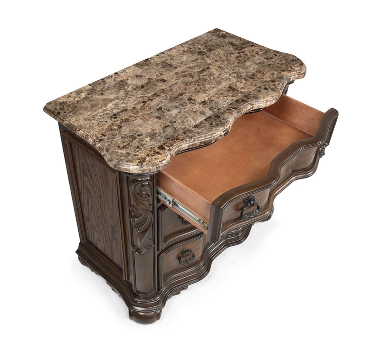 Ludwig - Nightstand - Dark Brown – Accent Nightstands by Crown Mark at Furniture Wholesale Plus , Nashville furniture store