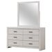 Brantford - 6-Drawer Dresser With Mirror – Dresser & Mirror by CoasterEveryday at Furniture Wholesale Plus , Nashville furniture store
