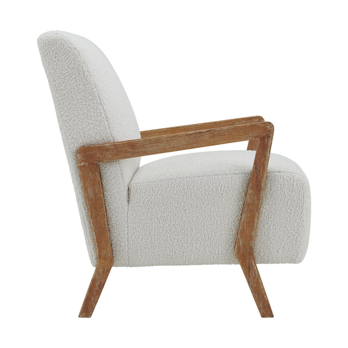 Enzo - Accent Chair - Sheep Skin White (3A Packaging) – Accent Chairs by Elements International at Furniture Wholesale Plus , Nashville furniture store