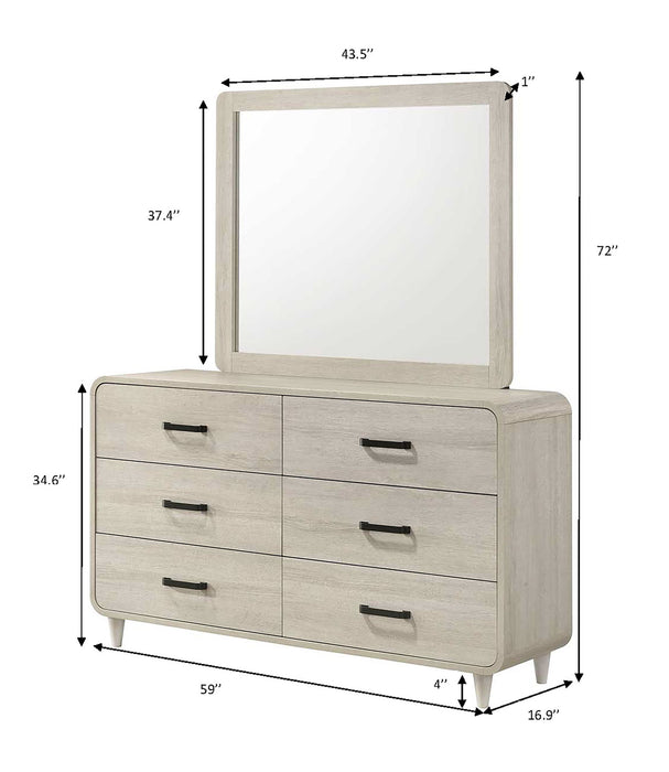 Nyomi - Dresser - White – Dressers by Crown Mark at Furniture Wholesale Plus , Nashville furniture store