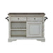 Magnolia Manor - Bar Cart - Antique White – Home Bars by Liberty Furniture at Furniture Wholesale Plus , Nashville furniture store
