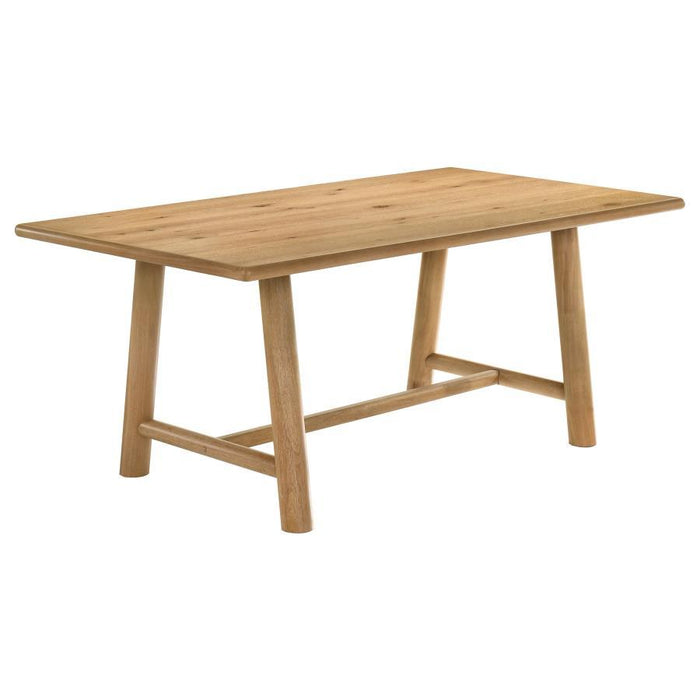 Duncan - 71" Rectangular Wood Dining Room Table - Washed Oak – Dining Tables by Coaster Fine Furniture at Furniture Wholesale Plus , Nashville furniture store