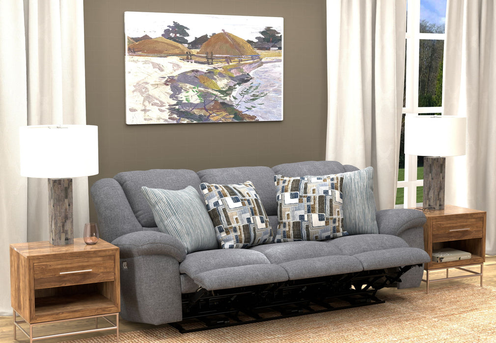 Trifecta - Sofa With 3 Recliners and Drop Down Table – Reclining Sofas by Catnapper at Furniture Wholesale Plus , Nashville furniture store