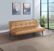 Jenson - Upholstered Tufted Convertible Sofa Bed – Futon Sofas by Coaster Fine Furniture at Furniture Wholesale Plus , Nashville furniture store