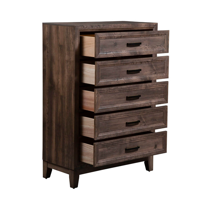 Ridgecrest - 5 Drawer Chest - Cobblestone – Accent Chests by Liberty Furniture at Furniture Wholesale Plus , Nashville furniture store