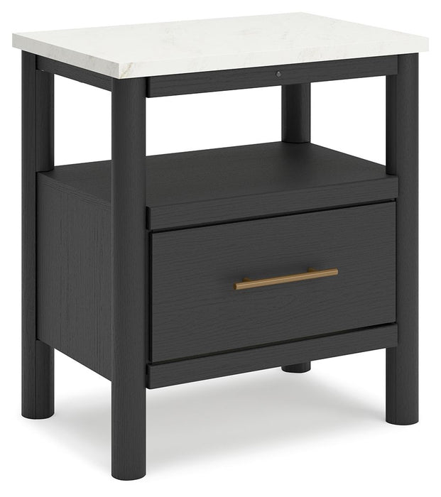 Cadmori - One Drawer Night Stand – Nightstands w/ Charging Stations by Signature Design by Ashley® at Furniture Wholesale Plus , Nashville furniture store