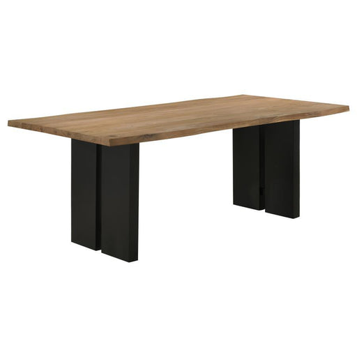 Bradshaw - Live Edge Wood Dining Table - Natural Acacia - Premium Dining Tables from CoasterElevations - Just $1059! Shop now at Furniture Wholesale Plus  We are the best furniture store in Nashville, Hendersonville, Goodlettsville, Madison, Antioch, Mount Juliet, Lebanon, Gallatin, Springfield, Murfreesboro, Franklin, Brentwood