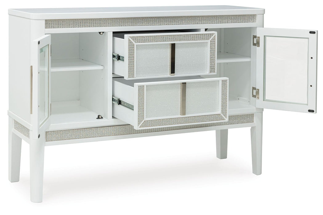 Chalanna - Dining Room Server - White – Servers by Signature Design by Ashley® at Furniture Wholesale Plus , Nashville furniture store