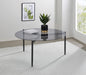 Rosalie - Round Smoked Glass Top Table – End Tables by CoasterEveryday at Furniture Wholesale Plus , Nashville furniture store