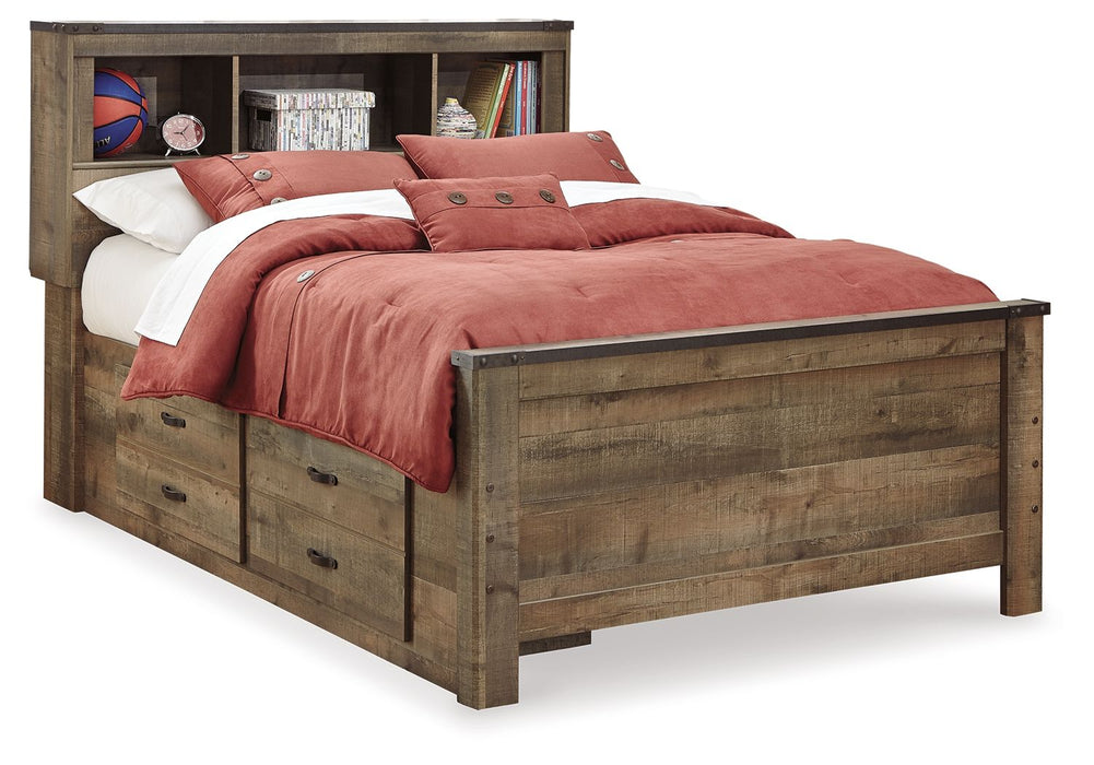 Trinell - Bookcase Storage Bed – Storage Beds by Signature Design by Ashley® at Furniture Wholesale Plus , Nashville furniture store