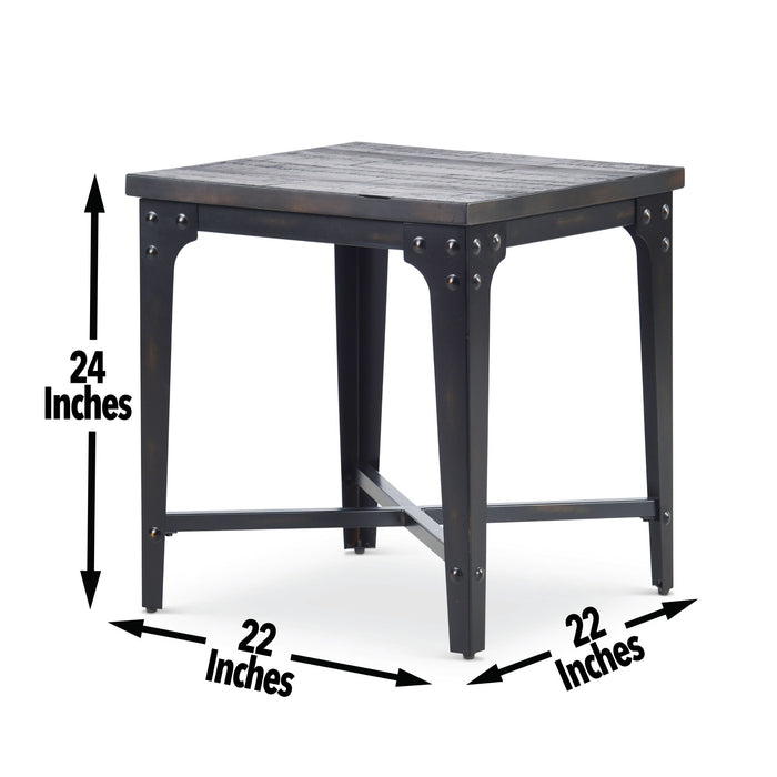 Sherlock - Square End Table - Dark Brown – End Tables by Steve Silver Furniture at Furniture Wholesale Plus , Nashville furniture store