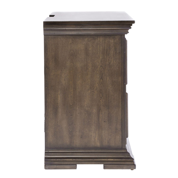 Big Valley - 2 Drawer Night Stand w/ Charging Station – Nightstands w/ Charging Stations by Liberty Furniture at Furniture Wholesale Plus , Nashville furniture store