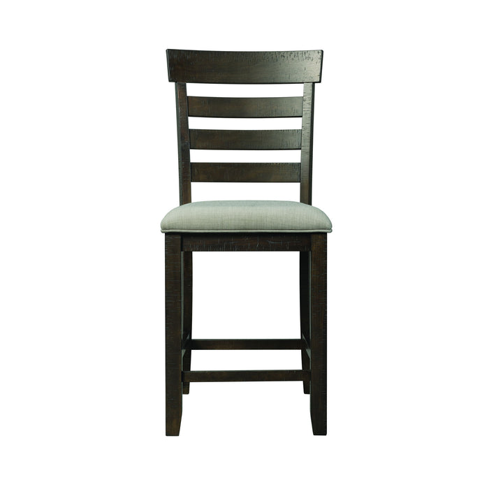 Colorado - Counter Side Chair With Cushion Seat (Set of 2) - Charcoal – Chair Sets by Elements International at Furniture Wholesale Plus , Nashville furniture store