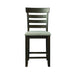 Colorado - Counter Side Chair With Cushion Seat (Set of 2) - Charcoal – Chair Sets by Elements International at Furniture Wholesale Plus , Nashville furniture store