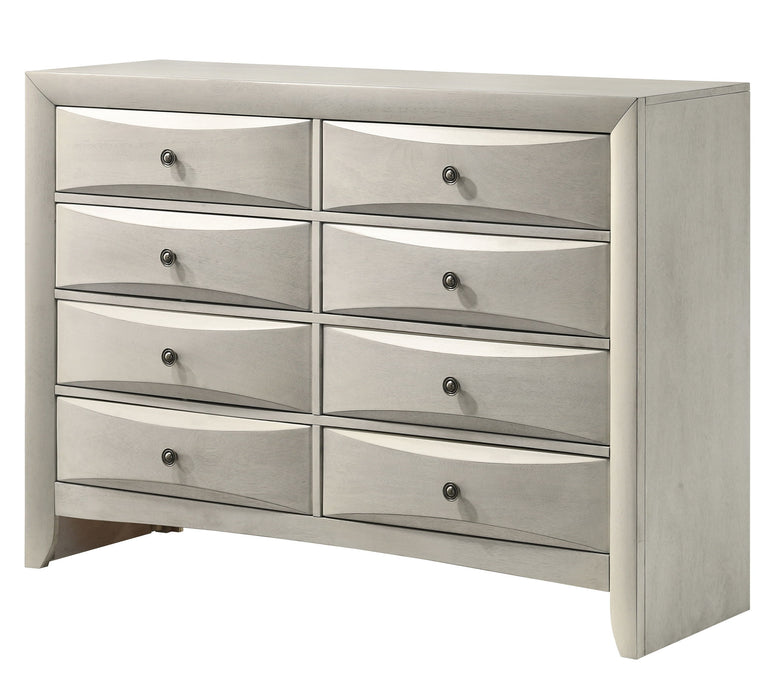 Emily - Dresser 8 Drawers - White – Dressers by Crown Mark at Furniture Wholesale Plus , Nashville furniture store