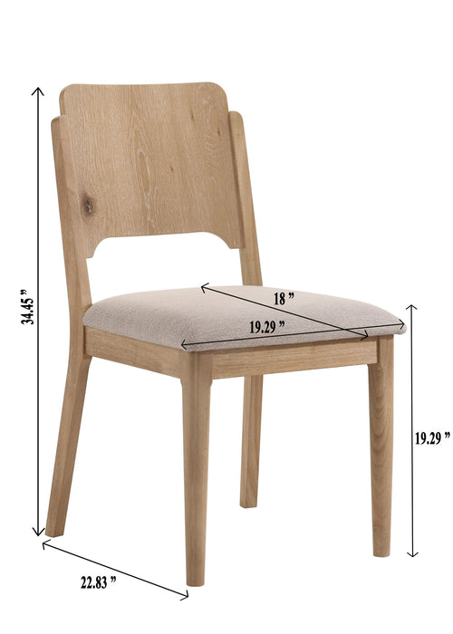 Arden - Side Chair (Set of 2) - Light Brown / Gray – Chair Sets by Crown Mark at Furniture Wholesale Plus , Nashville furniture store