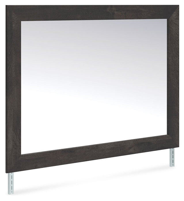 Hollivern - Bedroom Mirror - Dark Gray – Mirrors by Signature Design by Ashley® at Furniture Wholesale Plus , Nashville furniture store
