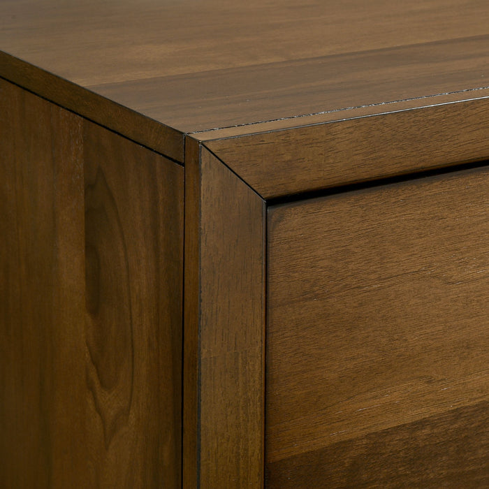 Malibu - 5-Drawer Chest - Walnut – Accent Chests by Elements International at Furniture Wholesale Plus , Nashville furniture store