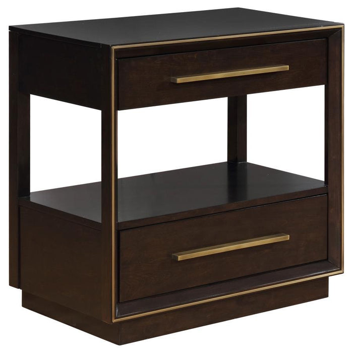 Durango - 2-Drawer Nightstand – Accent Nightstands by CoasterElevations at Furniture Wholesale Plus , Nashville furniture store