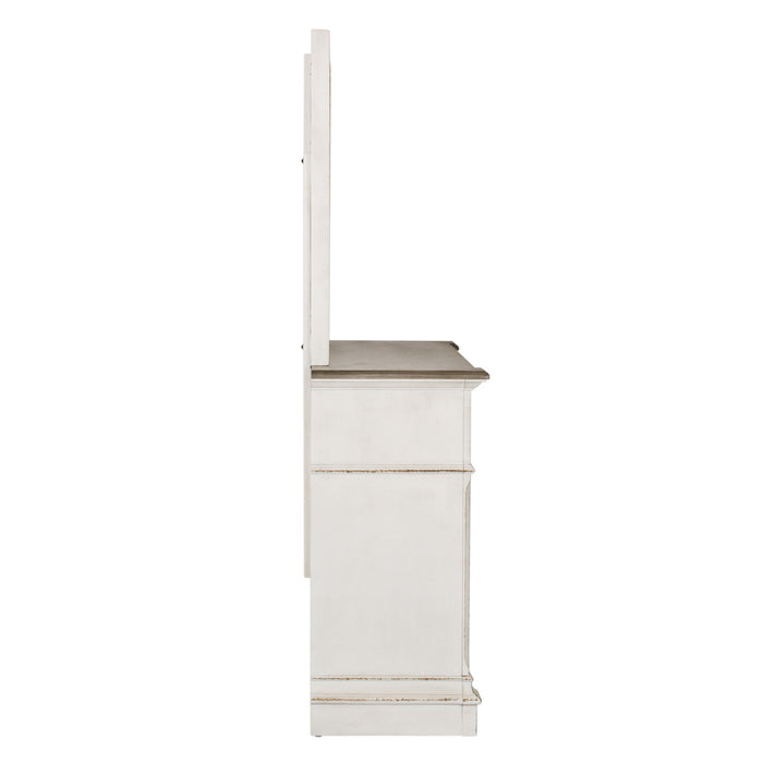 Abbey Park - Dresser & Mirror - Antique White – Dresser & Mirror by Liberty Furniture at Furniture Wholesale Plus , Nashville furniture store
