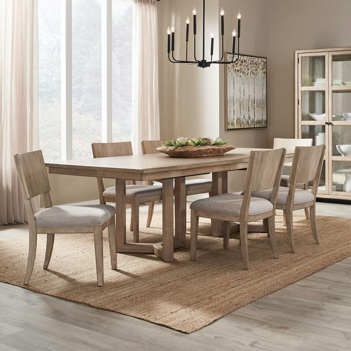 Proximity Place - Double Pedestal Table Set – 5 Piece Dining Room Sets by Liberty Furniture at Furniture Wholesale Plus , Nashville furniture store