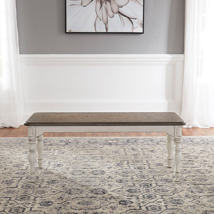 Magnolia Manor - Dining Bench – Dining Benches by Liberty Furniture at Furniture Wholesale Plus , Nashville furniture store
